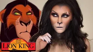 The lion king Scar makeup tutorial l The lion king collection
