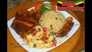 HOW TO MAKE JAMAICAN BROWN STEW PORK RECIPE JAMAICAN ACCENT 2016