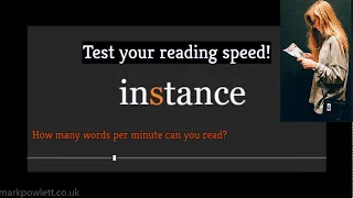 How fast can you Read? - Speed Reading test