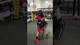 HEATED SPARRING! #boxing #sparring #amateur #highlights #shorts #sports