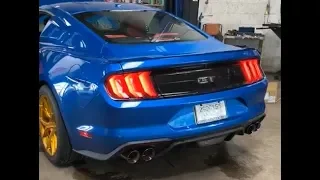 2019 Ford Mustang GT Facelift w/ ARMYTRIX Cat-Back Valvetronic Exhaust, hard revs sounds!