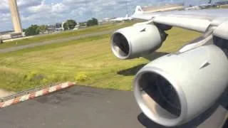 Qatar Airways A340-600 Takeoff from Paris - 2014