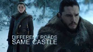 Arya & Jon // Different Roads, Same Castle
