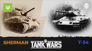 Tank Wars: T-34 vs M4 Sherman (feat. Richard Cutland and Craig Moore)