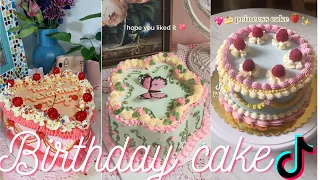 cute aesthetic vintage cake idea🎂 "decoration and recipe " 🎉💕 | tiktok compilation