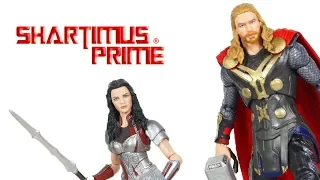 Marvel Legends Thor and Lady Sif Marvel Studios First 10 Years Thor The Dark World 2 Pack Review