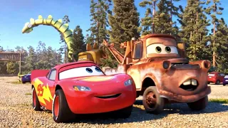 Dino Park Official Clip | Cars on the Road | Disney+
