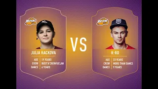 Moscow Locking League | 8th Tour | Julia Rackova VS K-Ro