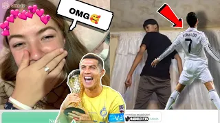 Cristiano Ronaldo Rizz On Omegle Girls MUST WATCH!!!
