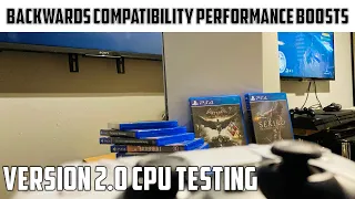 PS5 Backwards Compatibility Tests | Version 2.0 The CPU titles