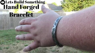 Hand Forged Bracelet // Blacksmithing // Forging // Build Week Day 3