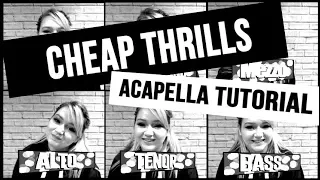 🎶 Acapella Tutorial - Cheap Thrills by Sia