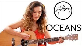 Oceans - Hillsong Guitar Tutorial with Play Along