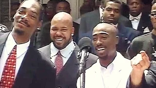 (UNSEEN) Tupac and Death Row At Brotherhood Crusade Rally, August 15, 1996!