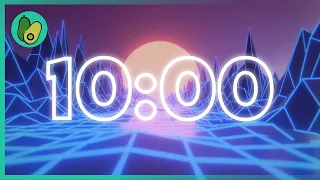 10 Minute Countdown Timer - Electric ⚡️ (4K UHD)