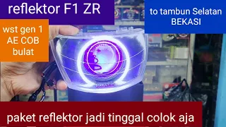 reflektor F1 ZR wst gen 1 AE COB bulat non leveling sinar otomotif