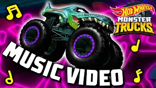 “Smash and Roar” REMIX ft. Hot Wheels Monster Truck MEGA WREX 🦈 | Official MUSIC VIDEO 🎶