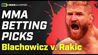 UFC Vegas 54 Predictions Today | Blachowicz vs. Rakic Betting Picks (TOP 5 MMA BETS & PARLAYS)