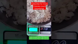 Calories in Cooked Rice