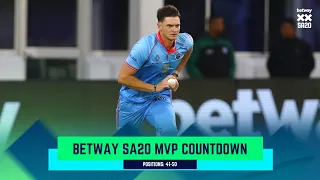 MVP Countdown players 50  to 41 | Season 2 | Betway SA20