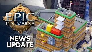 Universal Epic Universe News Mega Update — THEMING DETAILS, COASTER TRAINS, & NEW CONSTRUCTION
