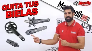 Cómo quitar las bielas de una bicicleta