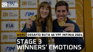 Stage 3 Winners' emotions - Desafio Ruta 40 YPF INFINIA 2024 - #W2RC