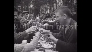 Soviet newsreel News of the Day # 13, May 18, 1945.