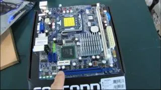 Foxconn G41S-K Value mATX LGA775 Core 2 Duo Motherboard Unboxing & First Look Linus Tech Tips