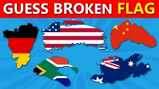 Guess the Country Flag by Broken Pieces