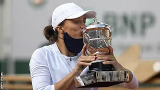 Polish teenager celebrates French Open win