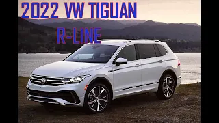 2022  VW ТИГУАН  ПРАКТИЧНЫЙ КРОССОВЕР 2022 Volkswagen Tiguan (R-Line) Interior & Exterior