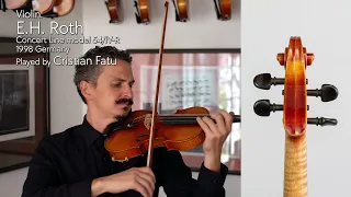 E.H. Roth violin, 1998, Model 54/IV-R, GERMANY / Cristian Fatu / at the Metzler Violin Shop