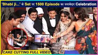 Bhabiji Ghar Par Hai Cast Celebration For Completing 1500 Episodes | Cake Cutting Full Video