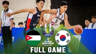 Jordan v Korea | Full Basketball Game | FIBA U16 Asian Championship 2023