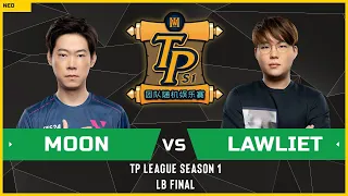 WC3 - TP League S1 - LB Final: [NE] Moon vs LawLiet [NE] (Ro 8 - Group B)