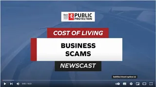 Cost of Living Business Scams - Newscast