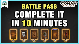 Fastest Way to Complete the New BATTLE PASS – How to Max Your Daily XP Cap Quickly | Conan Exiles