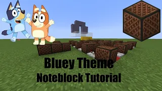 Bluey Theme Doorbell || Minecraft Noteblock Tutorial