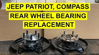 Rear Wheel Bearing Replacement On Jeep Patriot, Compass, Dodge Caliber - 2007-17 - Step-By-Step