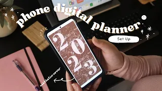 Digital Phone Planner Set Up On Android Device