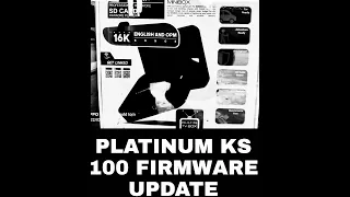 PLATINUM KARAOKE KS100 FIRMWARE UPDATE