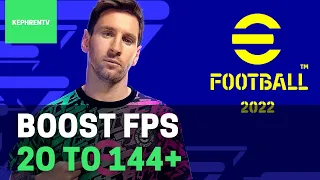 eFootball 2022 - How to BOOST FPS and Increase Performance on any PC