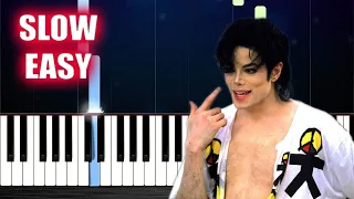 Michael Jackson - They Don’t Care About Us - SLOW EASY Piano Tutorial