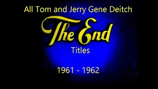 All Tom and Jerry Gene Deitch End Titles (1961 - 1962) HD