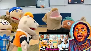 SML Movie: The Volleyball Game! (REACTION) #sml #bowserjunior #jeffy #volleyball 😂🏐