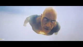 Black Adam flying