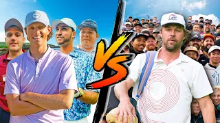 4 VS 100 Random Golfers (Scramble)