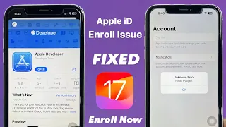 Sign in Error Fixed in Apple Developer App - Enrolment issue fixed - Install iOS17 Public Beta Now