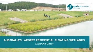 Australia’s Largest Residential Floating Wetlands at Parkland II Sunshine Coast | SPEL Stormwater